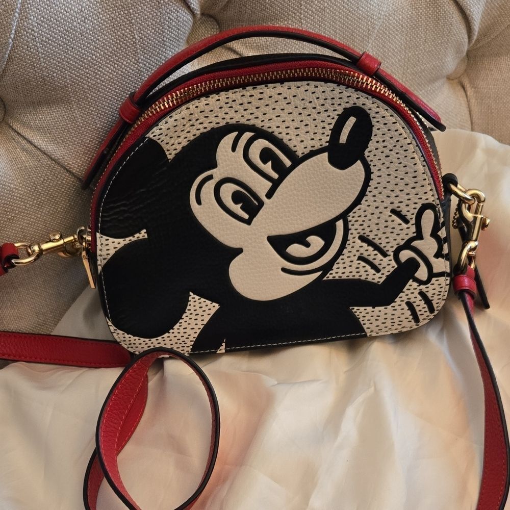 Coach Disney Keith Haring Mickey Mouse Crossbody Bag